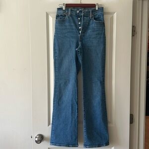 Levi’s rib cage boot cut jeans
